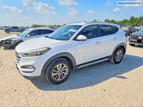 KM8J33A49HU407586 Hyundai Tucson 2017 — повреждение Задняя часть, фото до ремонта