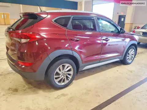 KM8J3CA40HU430092 — 2017 Hyundai Tucson, фото 3 с аукциона Copart, Передняя часть