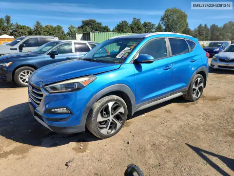 KM8J33A22HU281246 Hyundai Tucson 2017 — повреждение Передняя часть, фото до ремонта