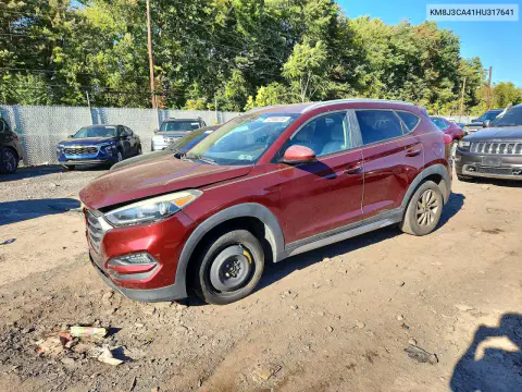 KM8J3CA41HU317641 — 2017 Hyundai Tucson, Верхняя часть / Крыша, фото до ремонта