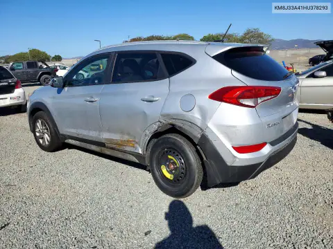 KM8J33A41HU378293 — 2017 Hyundai Tucson, фото 2 с аукциона Copart, Задняя часть