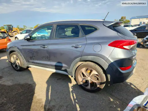 KM8J3CA29HU389363 — 2017 Hyundai Tucson, фото 2 с аукциона Copart, Сторона