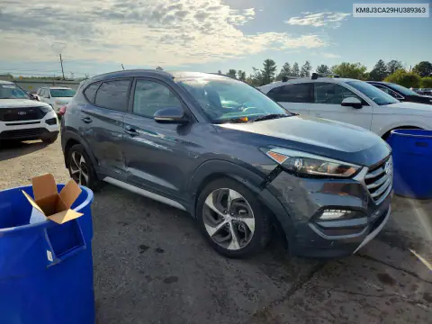 KM8J3CA29HU389363 — 2017 Hyundai Tucson, фото 4 с аукциона Copart, Сторона