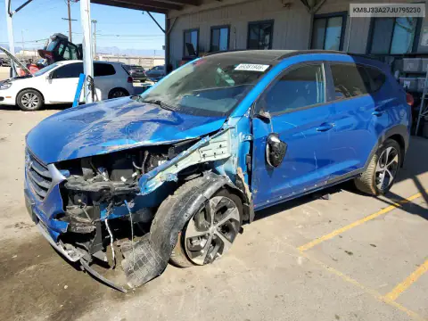 KM8J33A27JU795230 Hyundai Tucson 2018 — повреждение Передняя часть, фото до ремонта