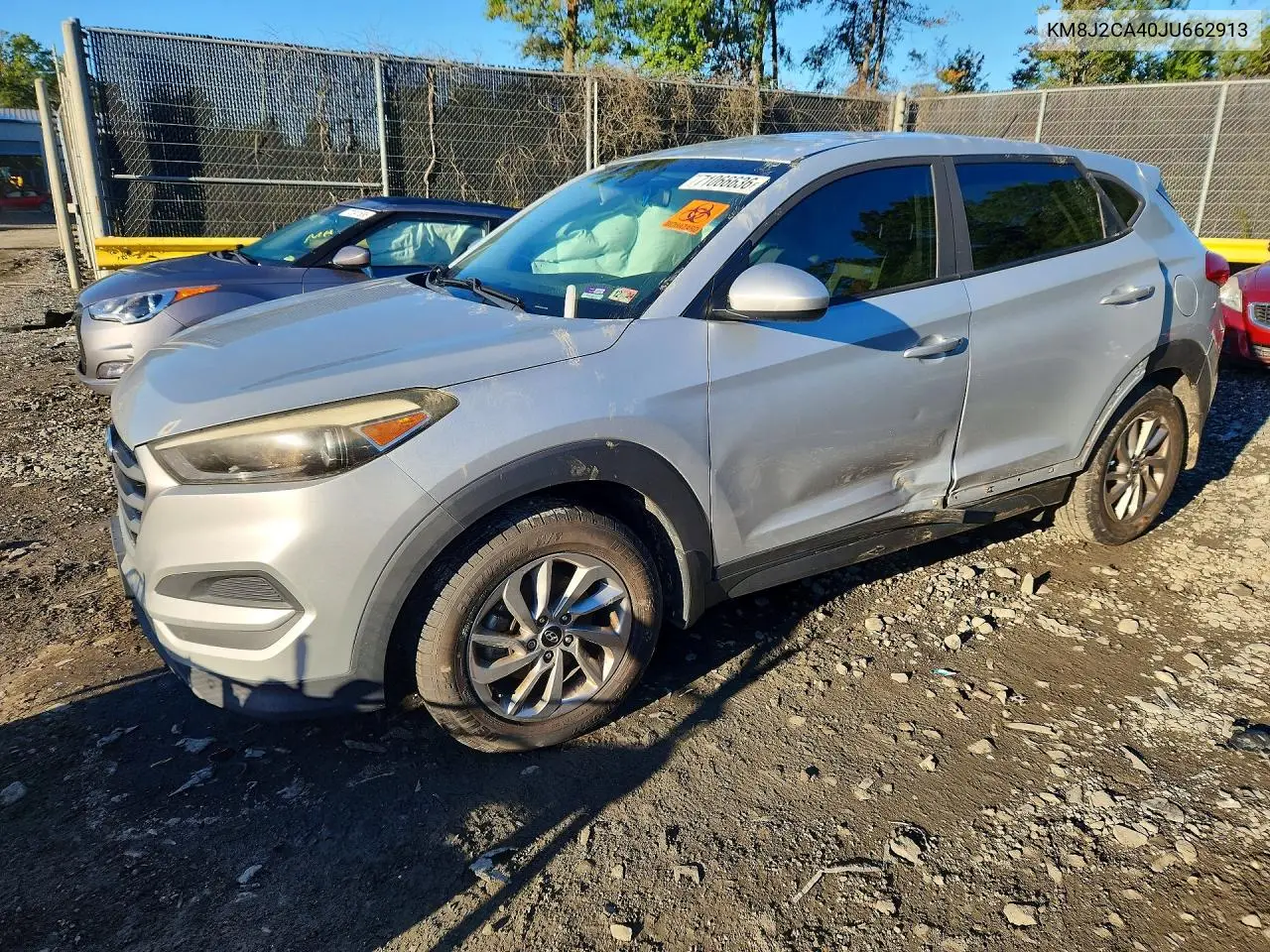 2018 Hyundai Tucson Se VIN KM8J2CA40JU662913 фото 1
