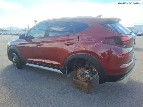 KM8J33AL0KU003252 — 2019 Hyundai Tucson, фото 2 с аукциона Copart 20.10.2026, Ходовая часть