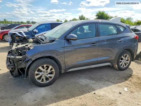 KM8J33A44KU900616 — 2019 Hyundai Tucson, Передняя часть, фото до ремонта