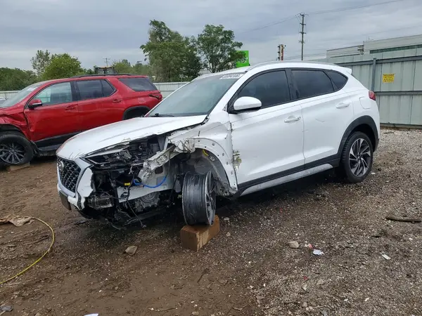 KM8J33AL4KU938354 — 2019 Hyundai Tucson, Передняя часть (Front End), фото до ремонта