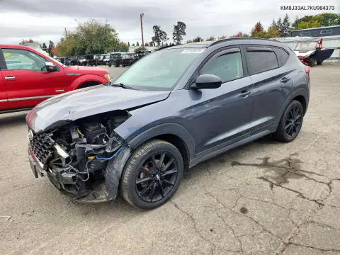 KM8J33AL7KU984373 — 2019 Hyundai Tucson, Передняя часть, фото до ремонта