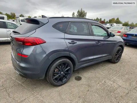 2019 Hyundai Tucson Night VIN KM8J33AL7KU984373 фото 3