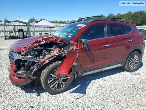 KM8J33AL0LU260350 — 2020 Hyundai Tucson, Передняя часть, фото до ремонта