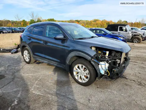 KM8J3CA45LU200170 — 2020 Hyundai Tucson, фото 4 с аукциона Copart, Передняя часть