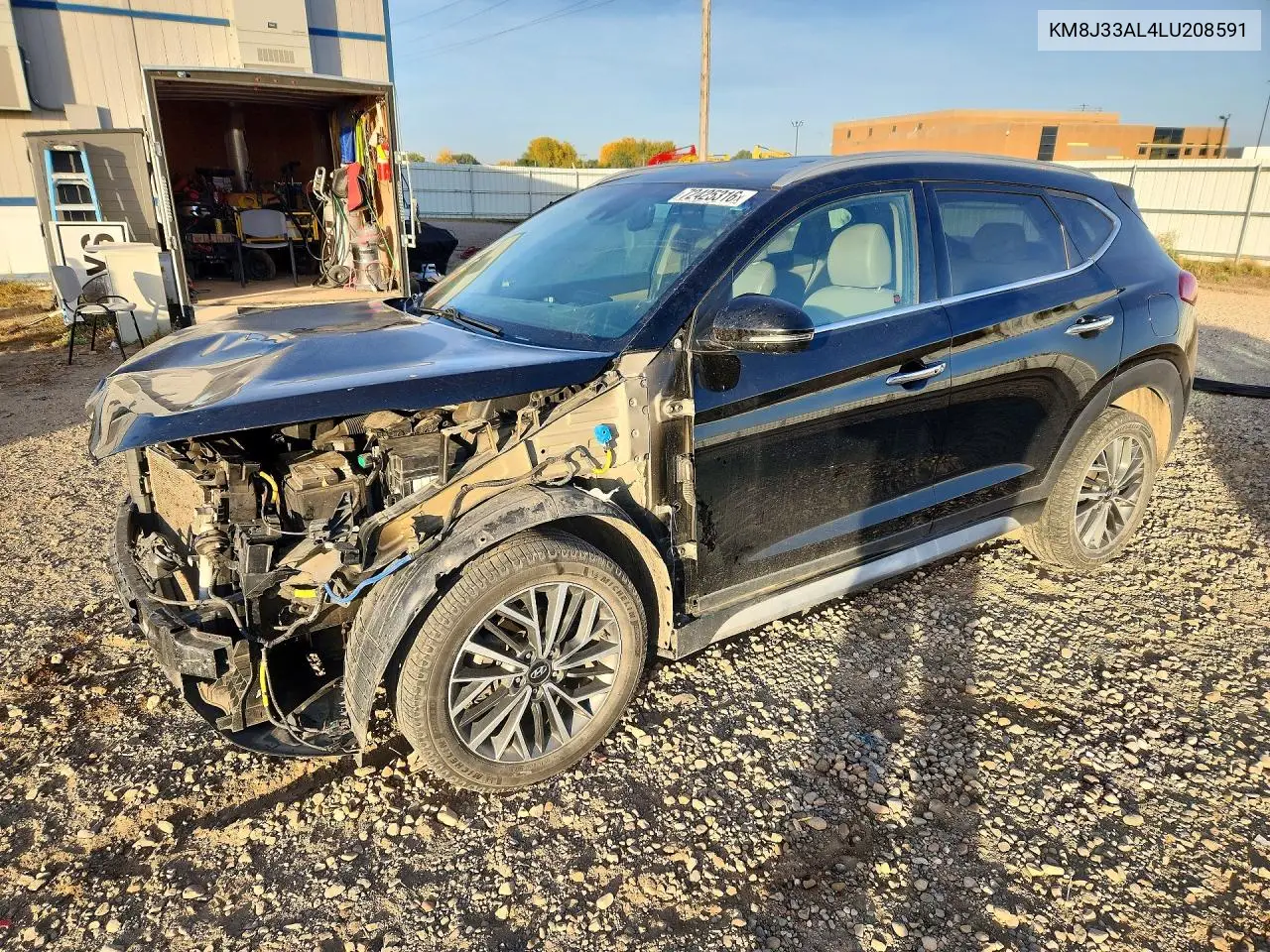 2020 Hyundai Tucson Limited VIN KM8J33AL4LU208591 фото 1
