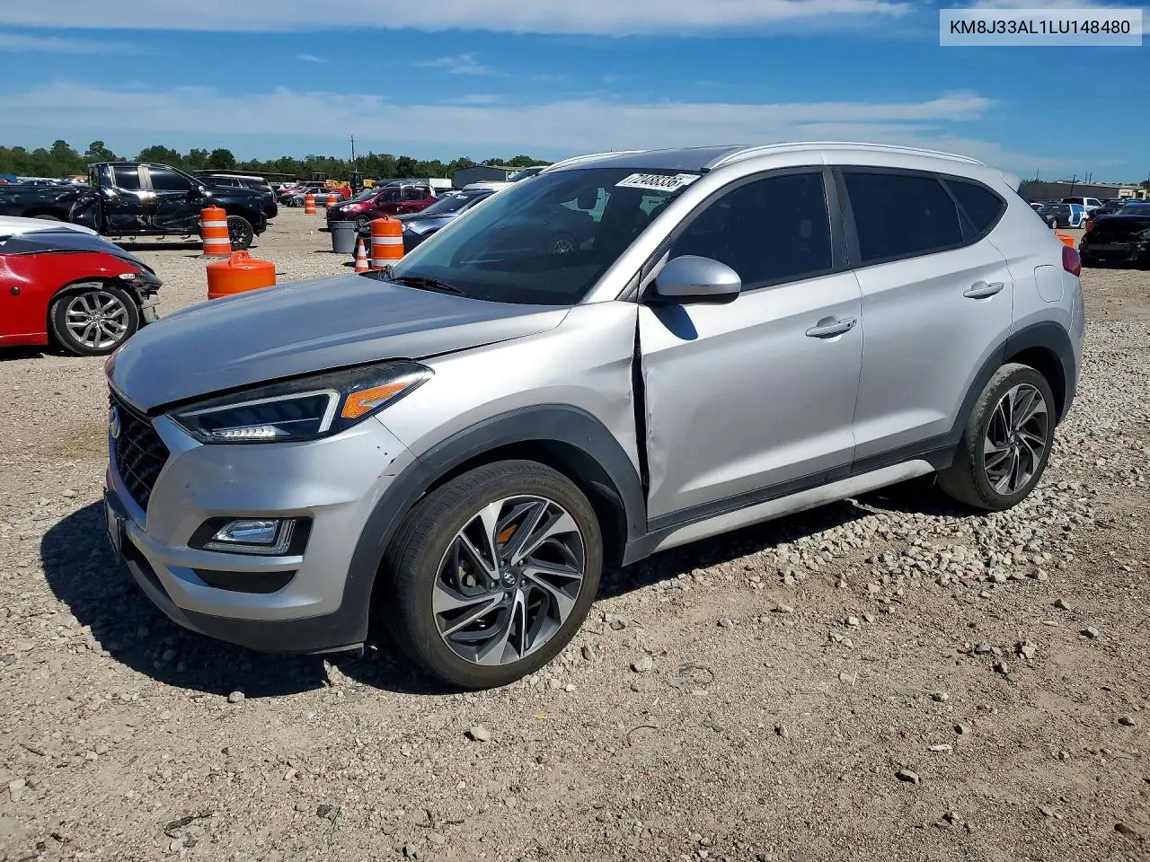 2020 Hyundai Tucson Sport VIN KM8J33AL1LU148480 фото 1