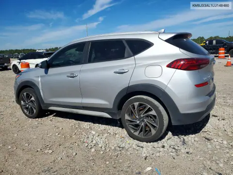 2020 Hyundai Tucson Sport VIN KM8J33AL1LU148480 фото 2