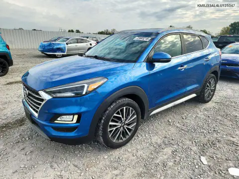 KM8J33AL4LU125047 — 2020 Hyundai Tucson, Задняя часть, фото до ремонта