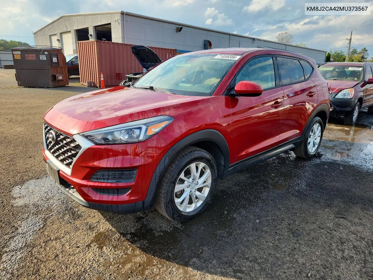 2021 Hyundai Tucson Se VIN KM8J2CA42MU373567 фото 1