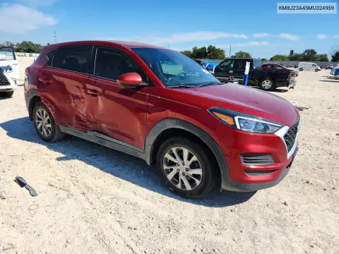 2021 Hyundai Tucson Se VIN KM8J23A45MU324959 фото 4