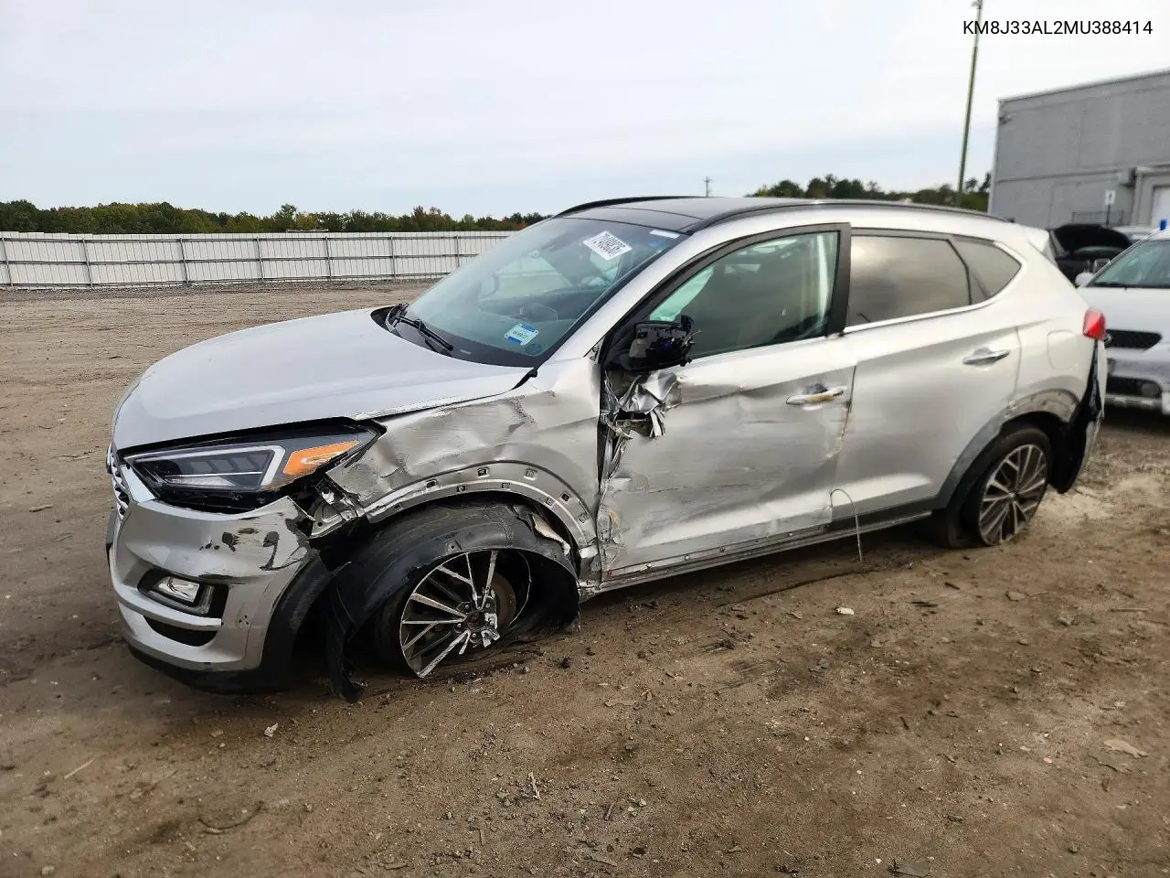 2021 Hyundai Tucson Ultimate VIN KM8J33AL2MU388414 фото 1