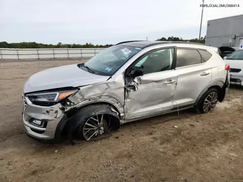2021 Hyundai Tucson Ultimate VIN KM8J33AL2MU388414 фото 1