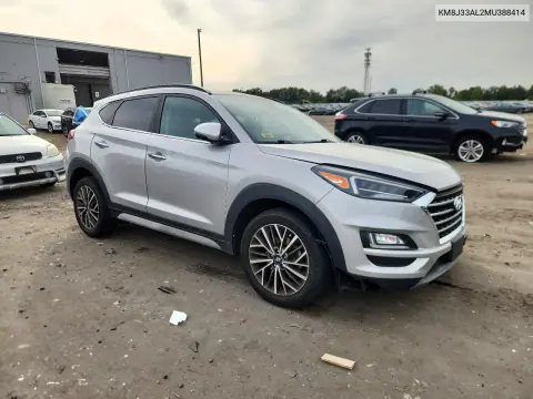 2021 Hyundai Tucson Ultimate VIN KM8J33AL2MU388414 фото 4