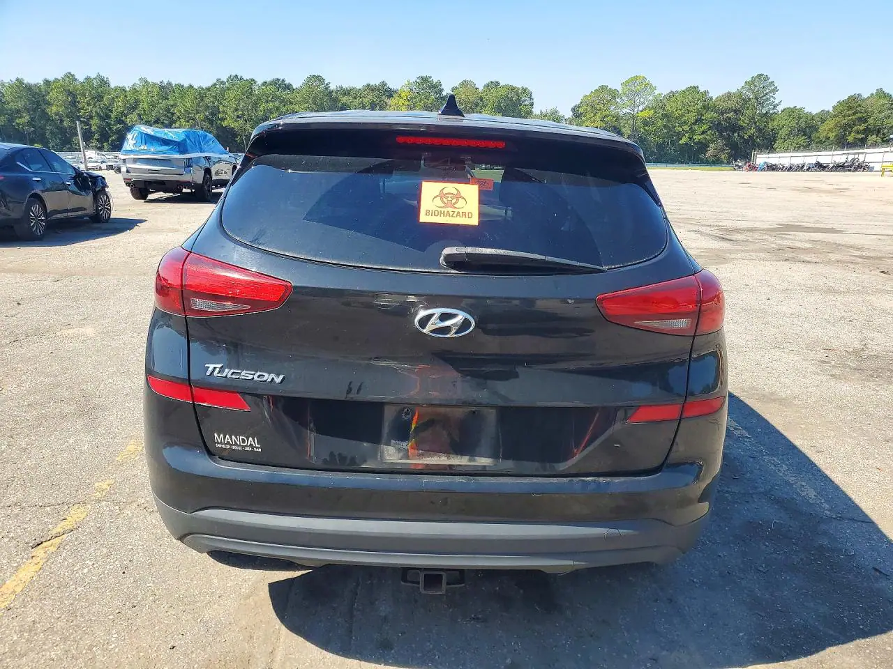 KM8J23A44MU366877 — 2021 Hyundai Tucson, фото 6 с аукциона Copart, Передняя часть