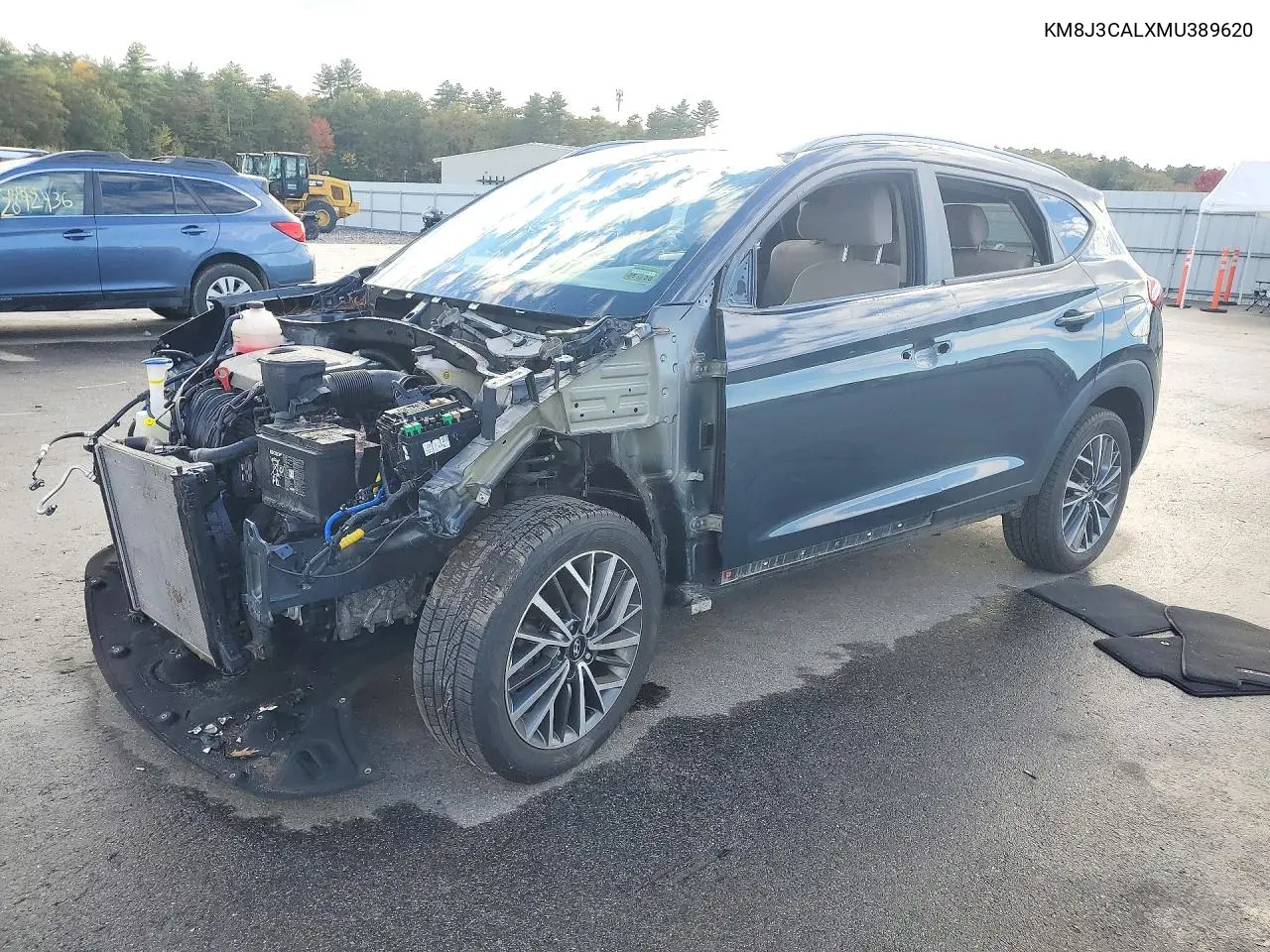 KM8J3CALXMU389620 Hyundai Tucson 2021 — повреждение Передняя часть, фото до ремонта