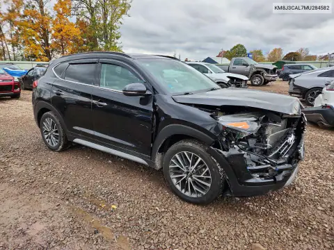 KM8J3CAL7MU284582 — 2021 Hyundai Tucson, фото 4 с аукциона Copart, Передняя часть