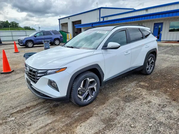 KM8JFCA17NU011942 — 2022 Hyundai Tucson, Град (Hail), фото до ремонта