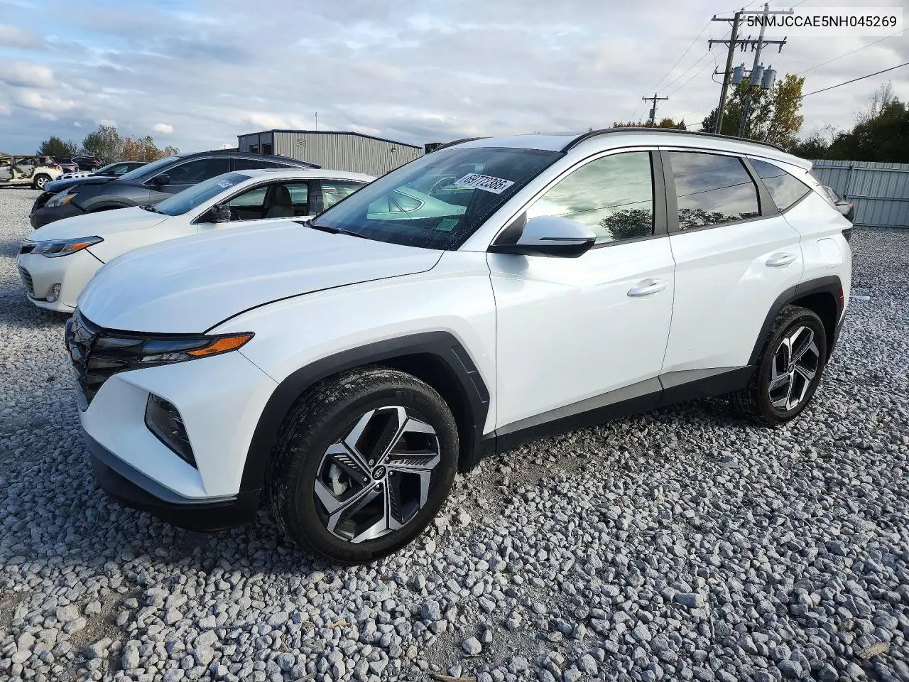 5NMJCCAE5NH045269 Hyundai Tucson 2022 — повреждение Передняя часть, фото до ремонта