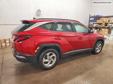 KM8JBCAE4NU072440 — 2022 Hyundai Tucson, фото 3 с аукциона Copart 04.11.2026, Естественный износ