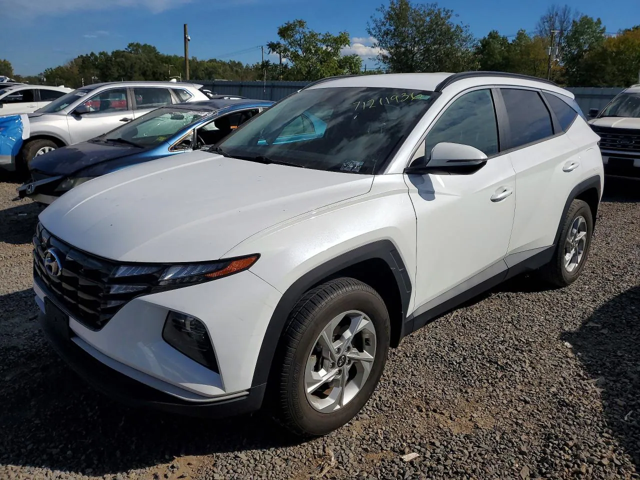2022 Hyundai Tucson Sel VIN KM8JBCAE4NU099749 фото 1