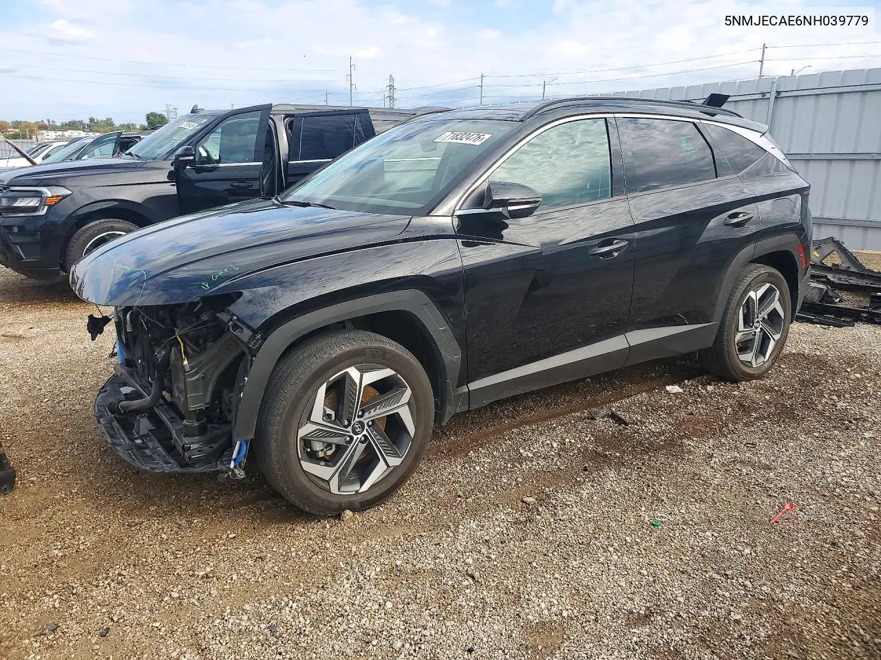 2022 Hyundai Tucson Limited VIN 5NMJECAE6NH039779 фото 1