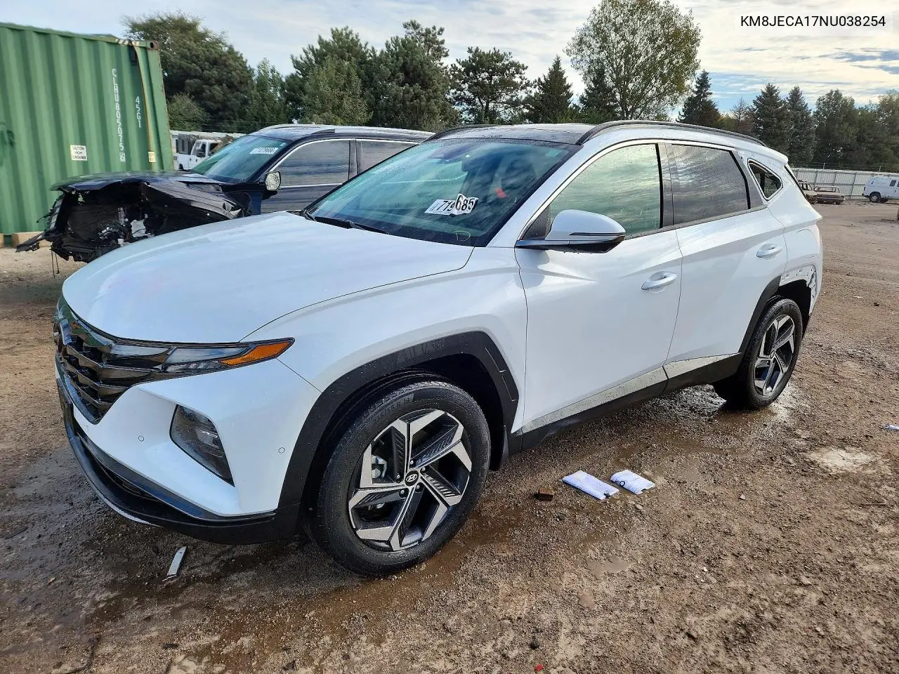 KM8JECA17NU038254 Hyundai Tucson 2022 — повреждение Задняя часть, фото до ремонта