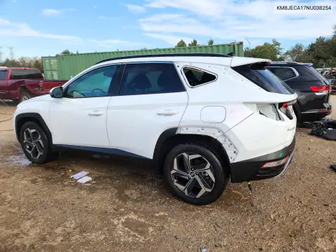 KM8JECA17NU038254 — 2022 Hyundai Tucson, фото 2 с аукциона Copart, Задняя часть