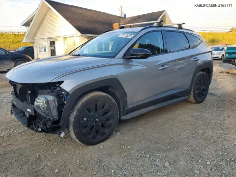 KM8JFCAE8NU165711 — 2022 Hyundai Tucson, Передняя часть, фото до ремонта