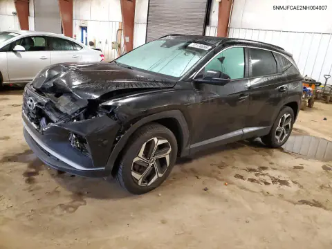 2022 Hyundai Tucson Sel VIN 5NMJFCAE2NH004007 фото 1