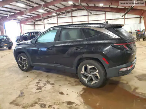 2022 Hyundai Tucson Sel VIN 5NMJFCAE2NH004007 фото 2