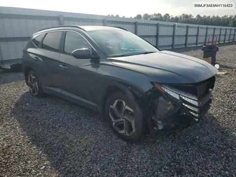 2022 Hyundai Tucson Sel VIN 5NMJF3AE6NH116423 фото 4
