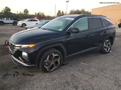 5NMJCCAE3NH091022 — 2022 Hyundai Tucson, Задняя часть, фото до ремонта