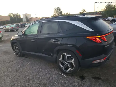 2022 Hyundai Tucson Sel VIN 5NMJCCAE3NH091022 фото 2