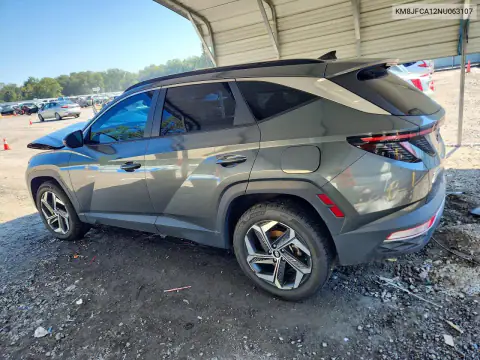 KM8JFCA12NU063107 — 2022 Hyundai Tucson, фото 2 с аукциона Copart, Передняя часть