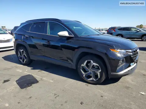 KM8JBDA22NU037455 — 2022 Hyundai Tucson, фото 4 с аукциона Copart, Боковая часть