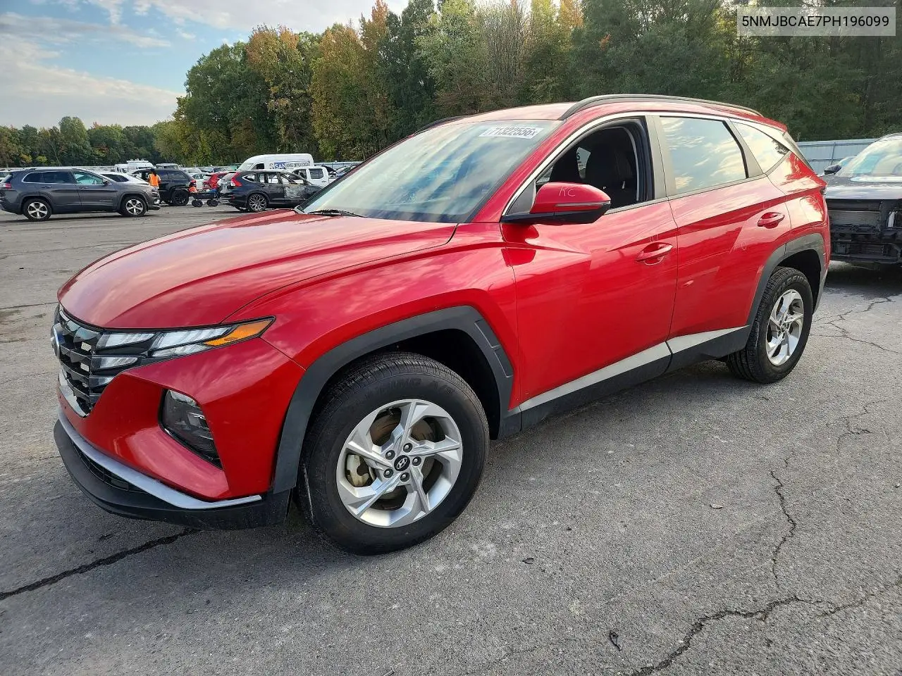 5NMJBCAE7PH196099 Hyundai Tucson 2023 — повреждение Передняя часть, фото до ремонта