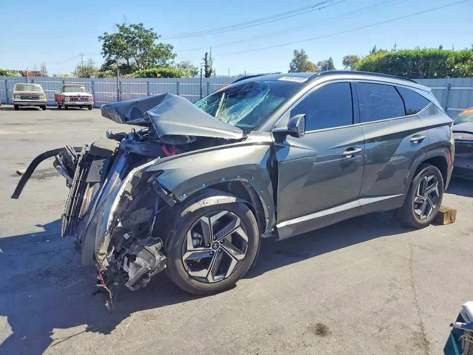 KM8JECD10RU214756 Hyundai Tucson 2024 — повреждение Передняя часть, фото до ремонта