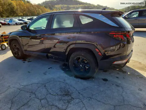 2024 Hyundai Tucson Se VIN 5NMJA3DE4RH374875 фото 2