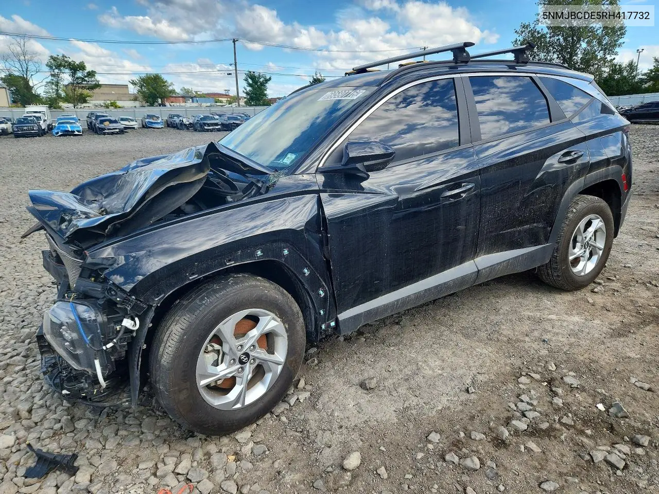 2024 Hyundai Tucson Sel VIN 5NMJBCDE5RH417732 фото 1