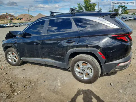 2024 Hyundai Tucson Sel VIN 5NMJBCDE5RH417732 фото 2