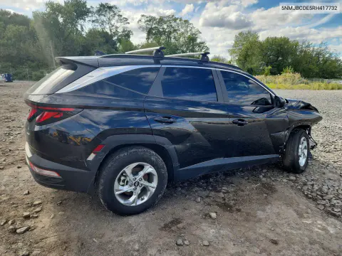 2024 Hyundai Tucson Sel VIN 5NMJBCDE5RH417732 фото 3