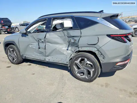2024 Hyundai Tucson Limited VIN 5NMJECDE3RH432804 фото 2